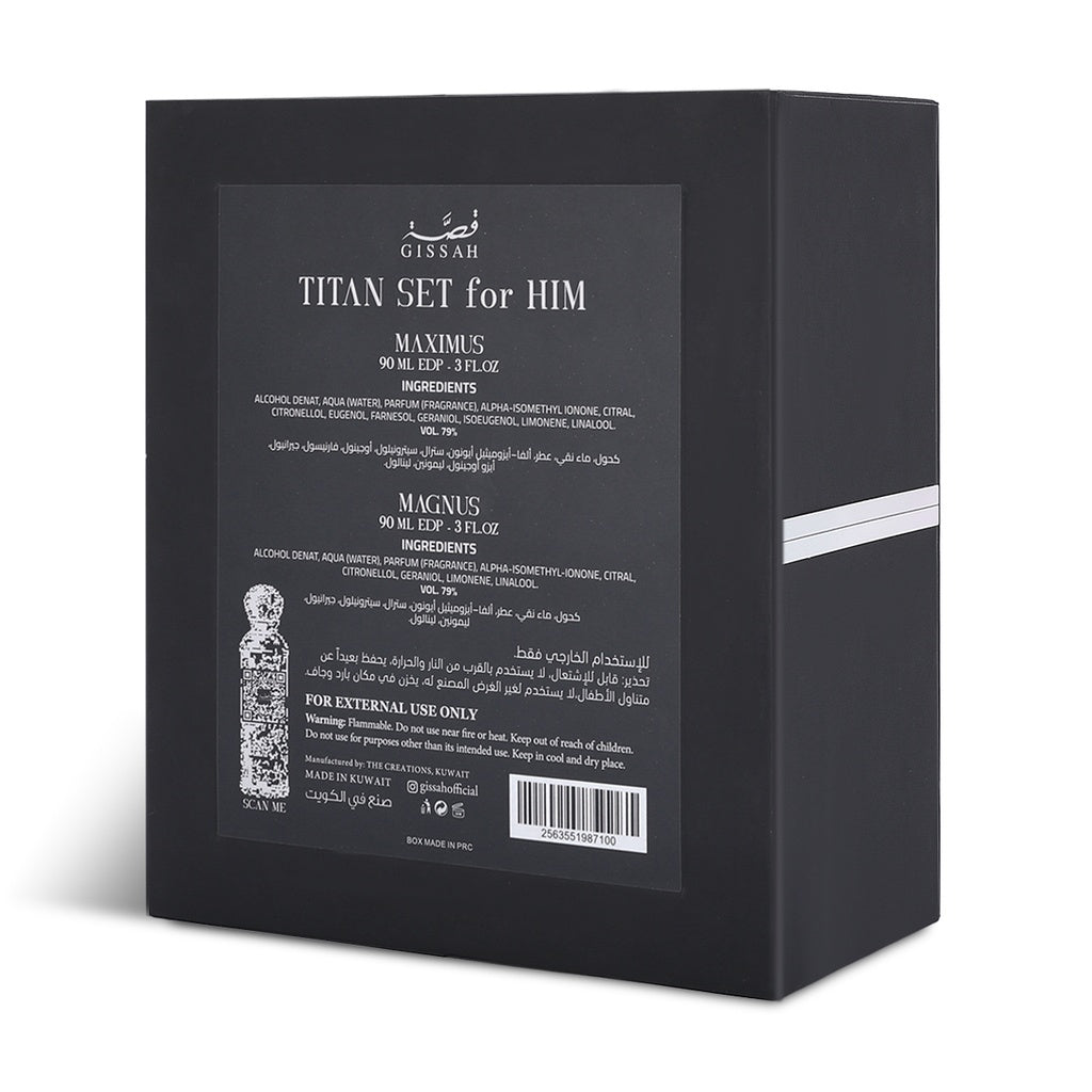 Titan Him Set -2x90ml- (VAT INCLUDED)