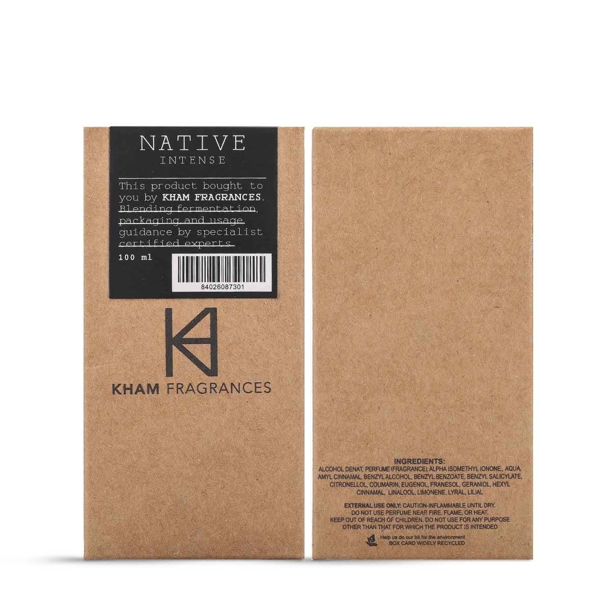 Native Intense Perfume - 100ml  (VAT INCLUDED)