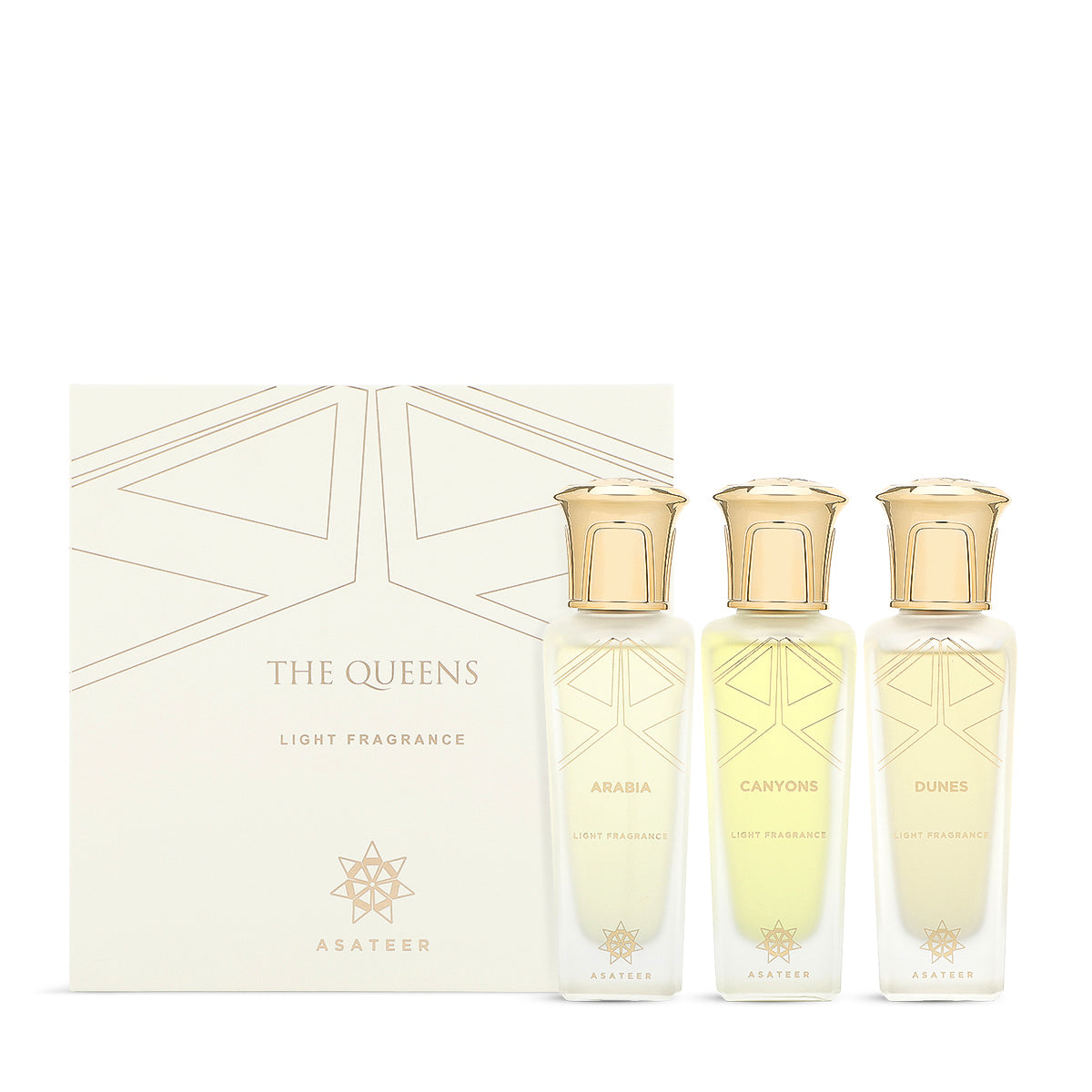 The Queens Light Fragrance Set - 3 pcs  (VAT INCLUDED)
