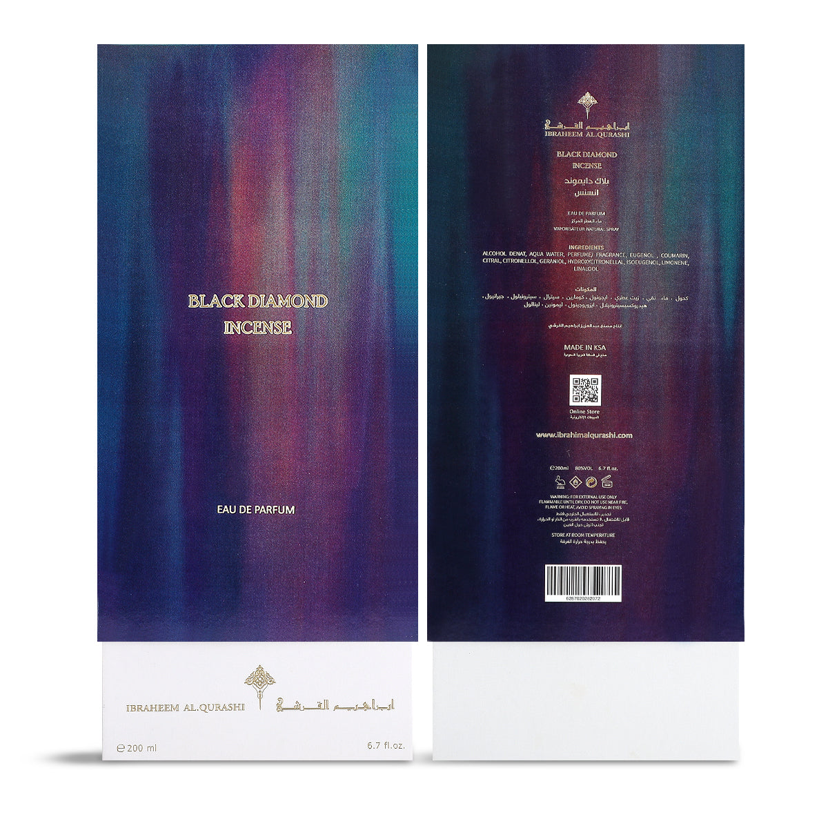 Black Diamond Incense Eau de Parfum - 200ml